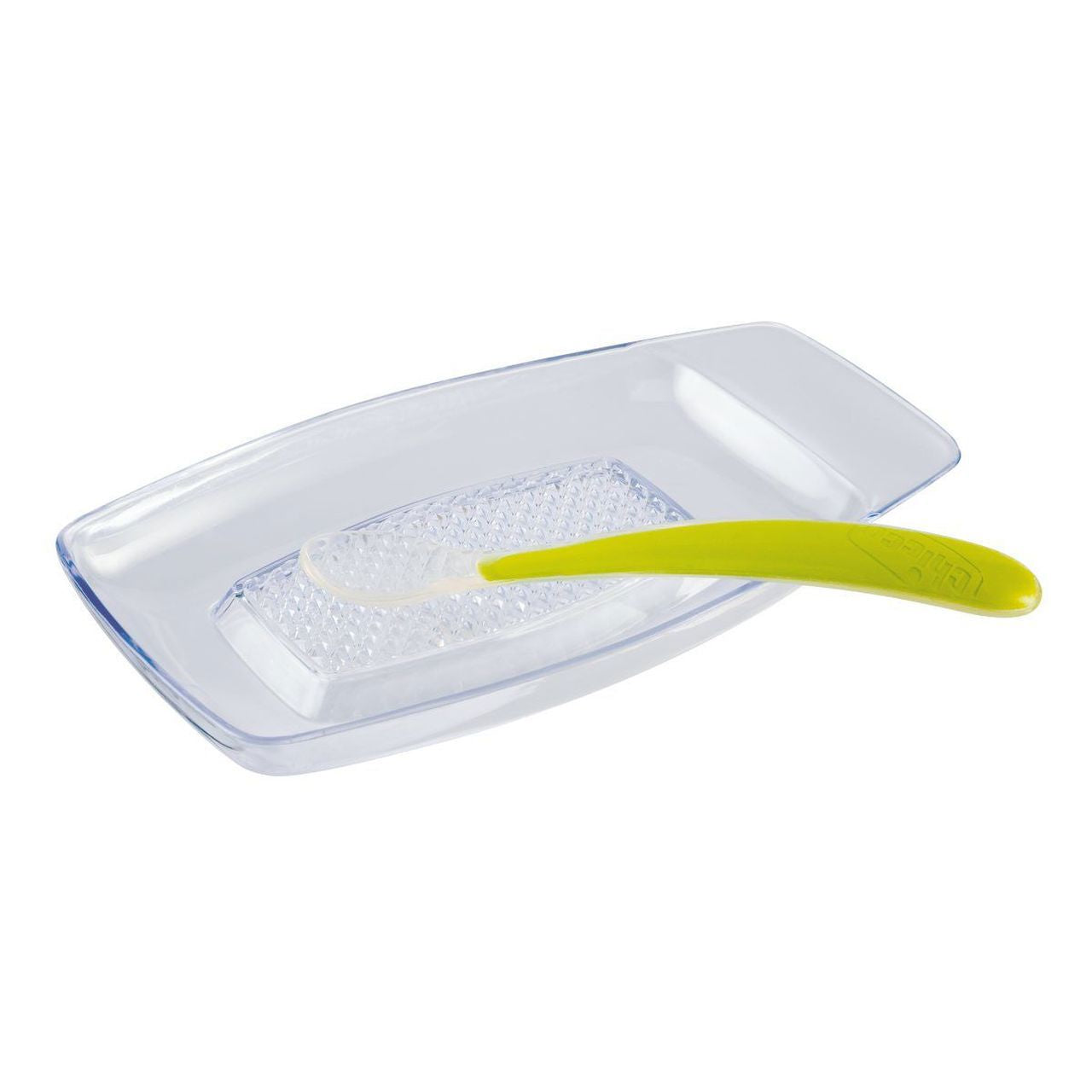 Grattuggia e cucchiaio in silicone CHICCO