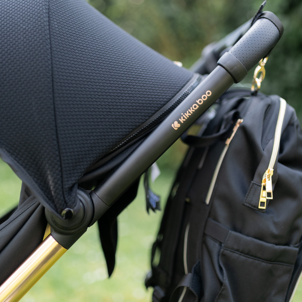 KikkaBoo® Zaino fasciatoio Black & Gold 2025