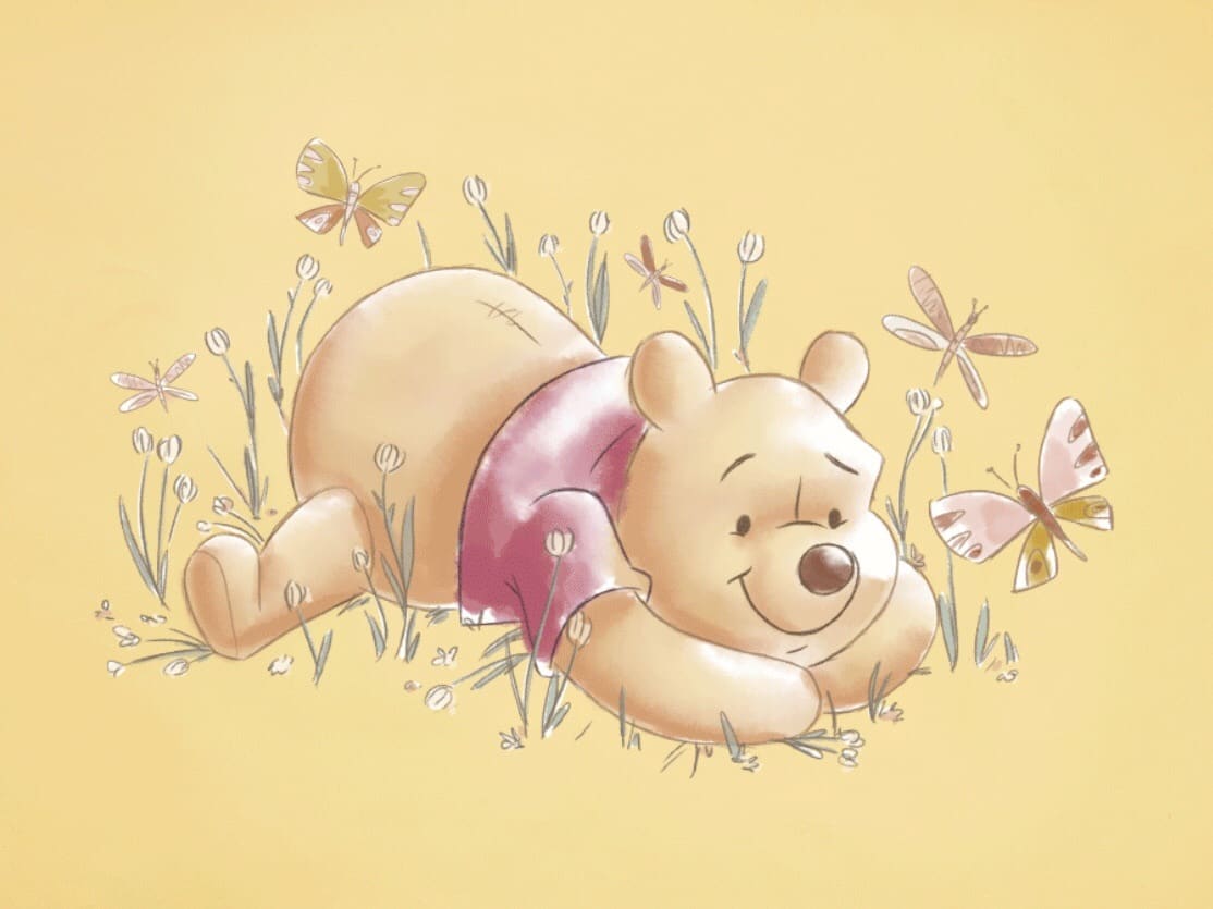 Zaino per bambini Winnie the Pooh 3D con portaborraccia e manici, beige
