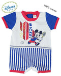 TOPOLINO pagliaccetto neonato corta 100% in jersey di cotone