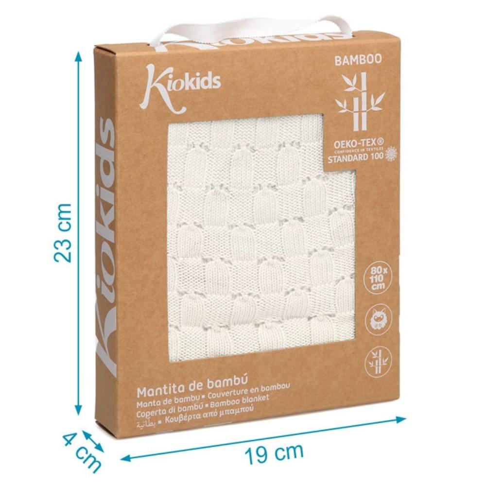 Kiokids Coperta di Bambù 80x110cm