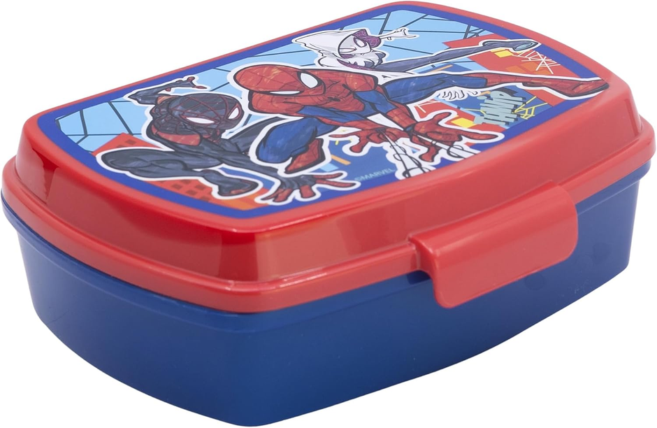 Portamerenda Spiderman MARVEL Porta Pranzo Scuola Tempo Libero CM 17x14x6