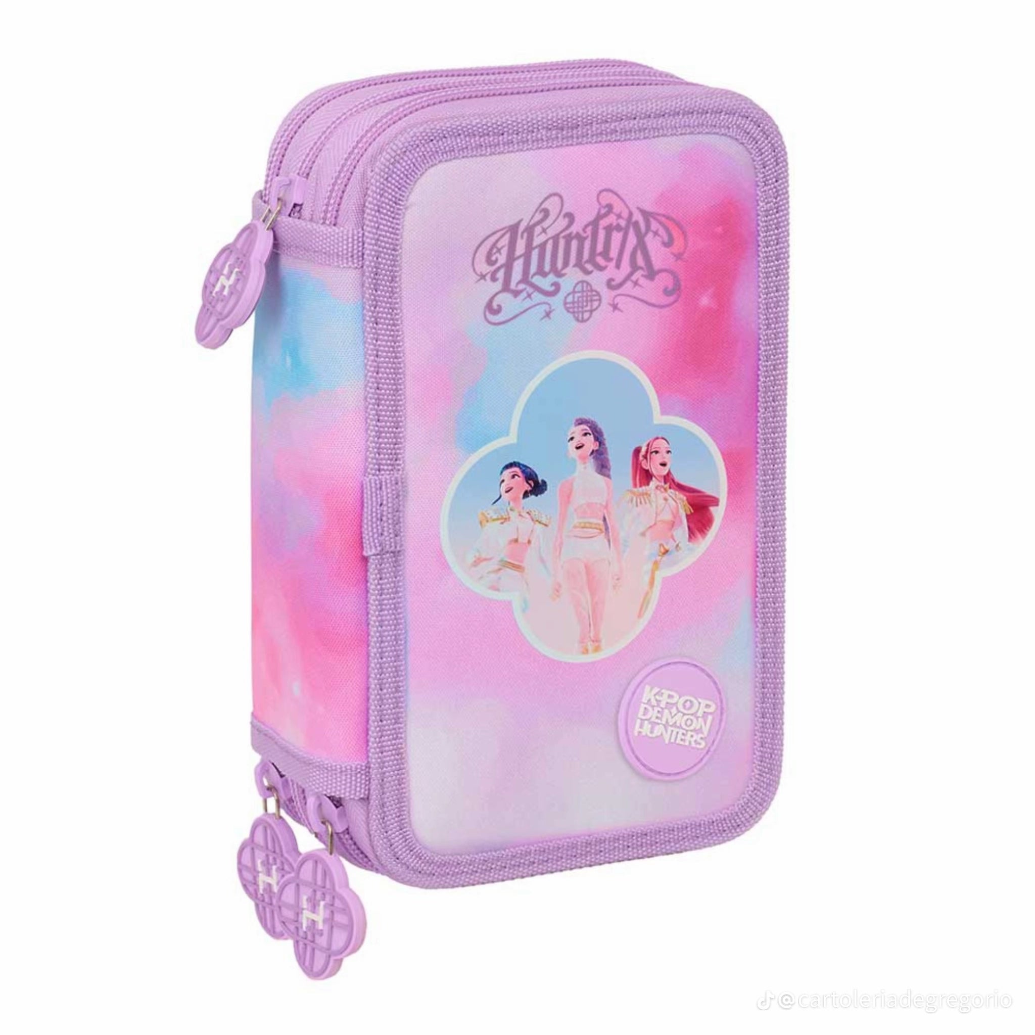 HUNTRIX -K-pop Demon Hunters Astuccio 3 Zip corredo 37 accessori