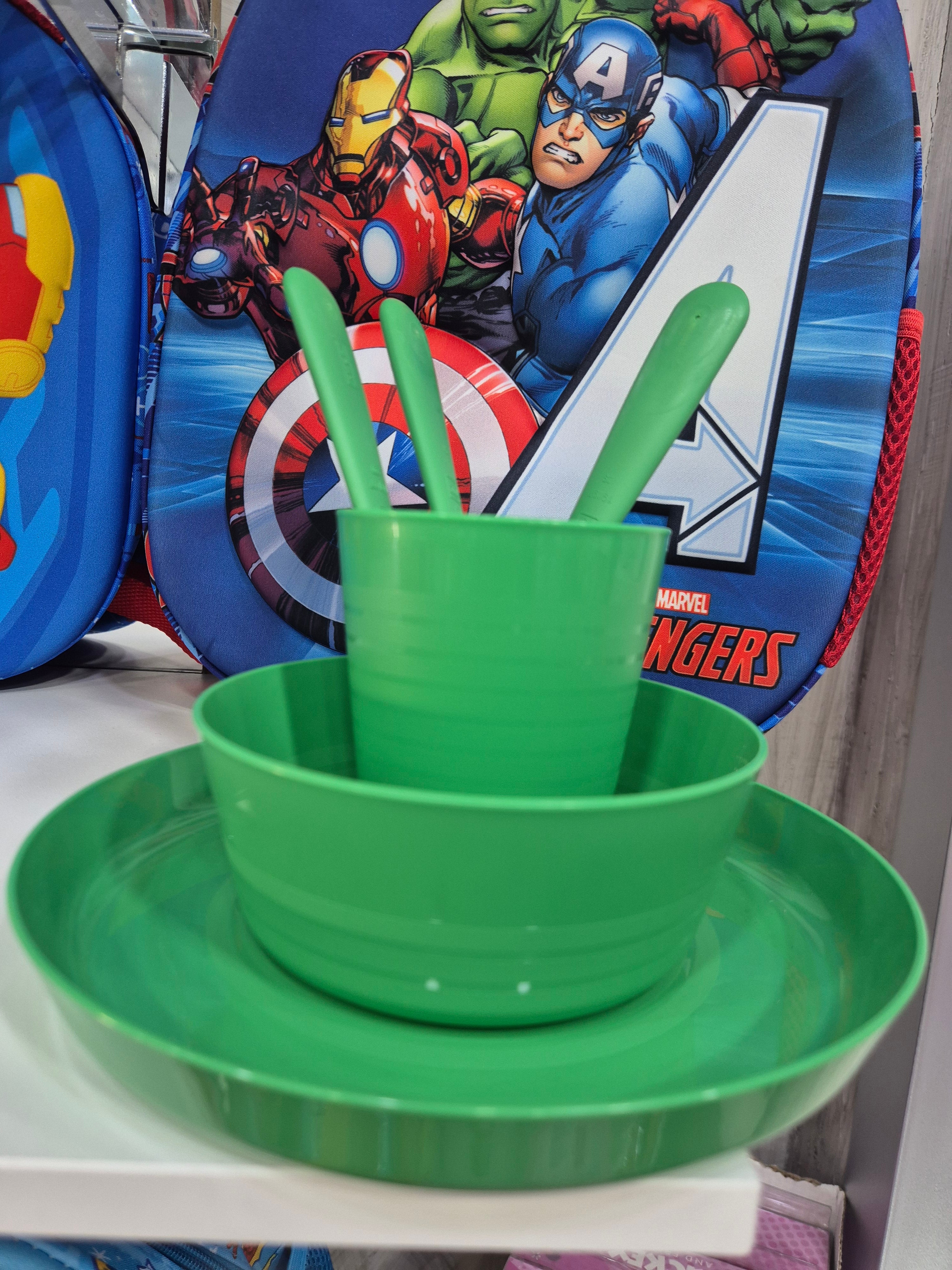 AVENGERS Zaino Scuola 3D CON SET PAPPA IN OMAGGIO
