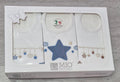 Set 3 Bavaglini Neonati Mio Piccolo  Puro Cotone Vari Colori