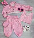 Coordinato Animalier pink