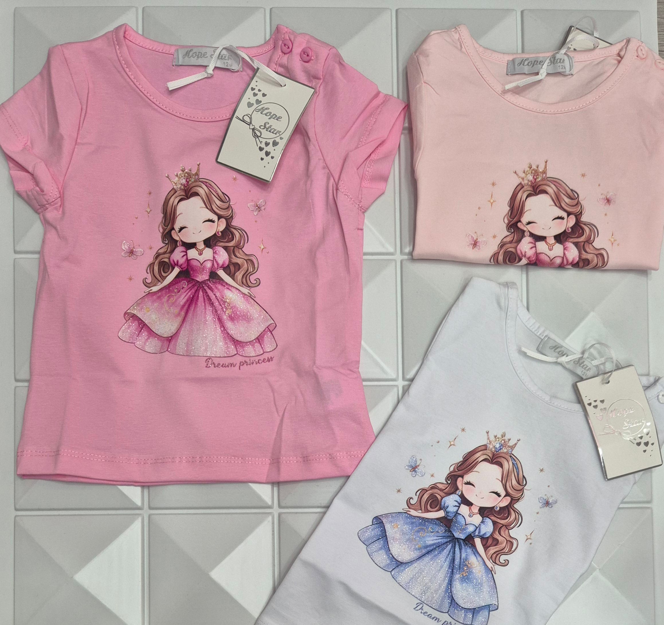 T-shirt in jersey di cotone stampato