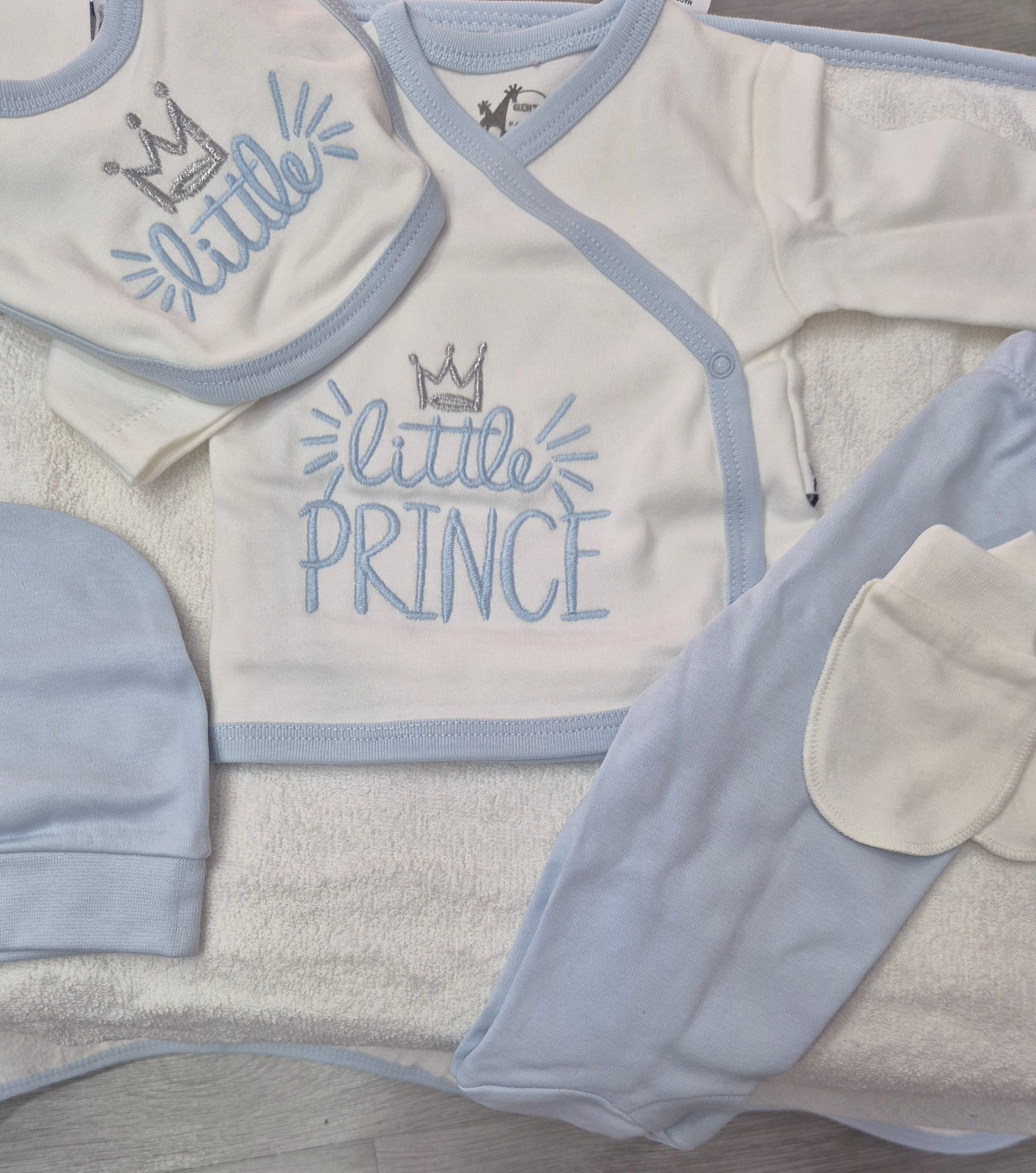 Set nascita principino 7 pezzi