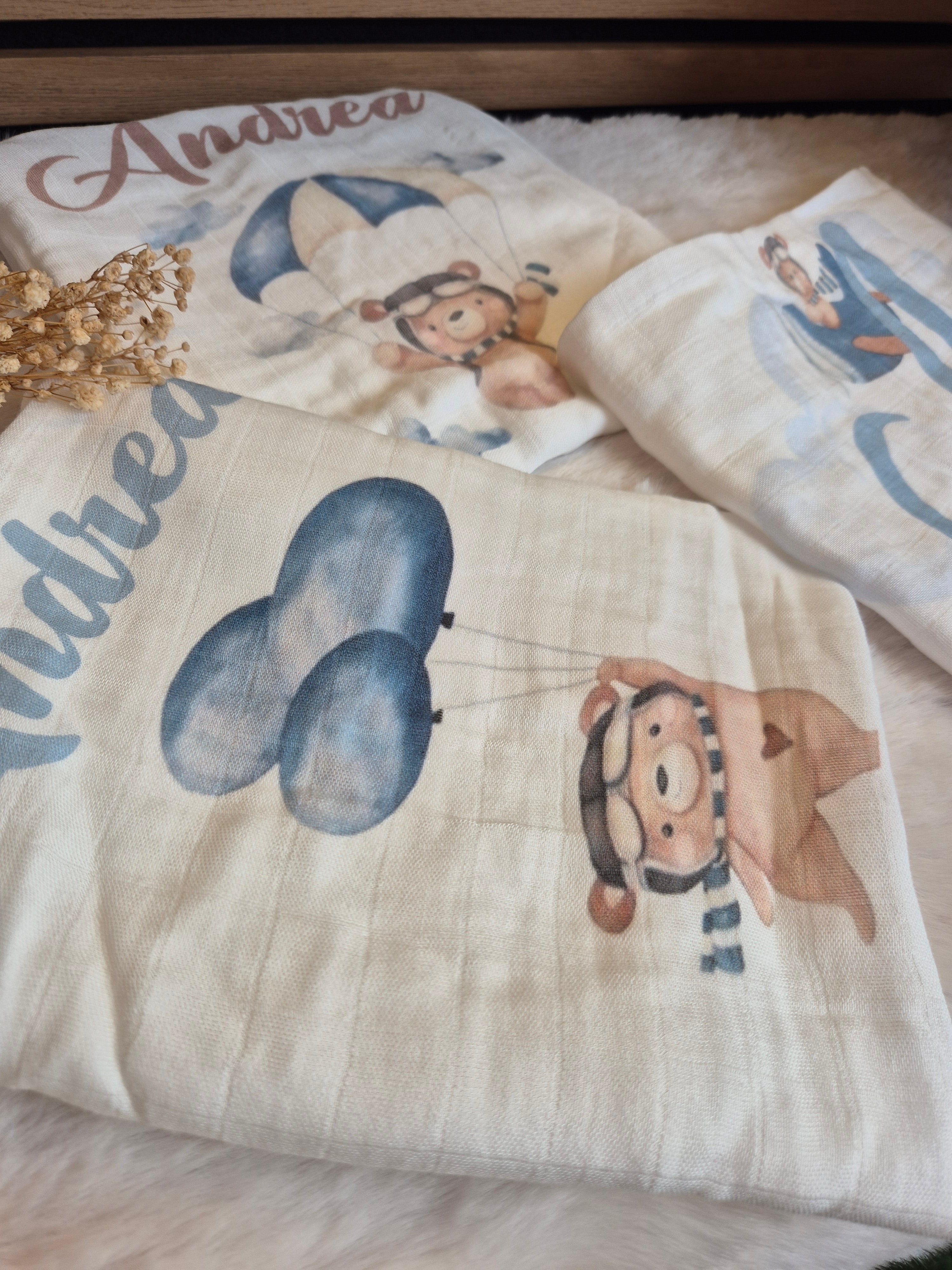 Set petsonalizzato -ORSETTO AVIATORE