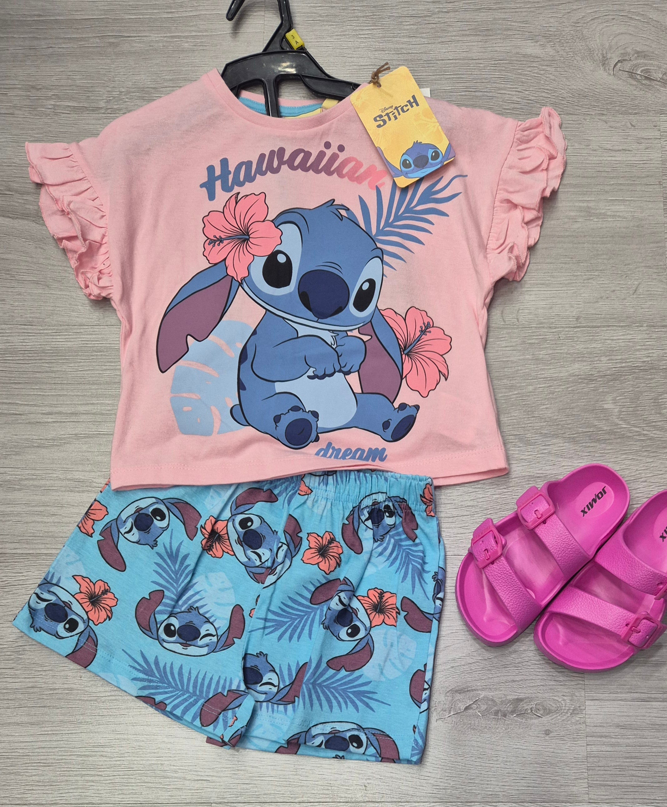 Completo bambina STITCH