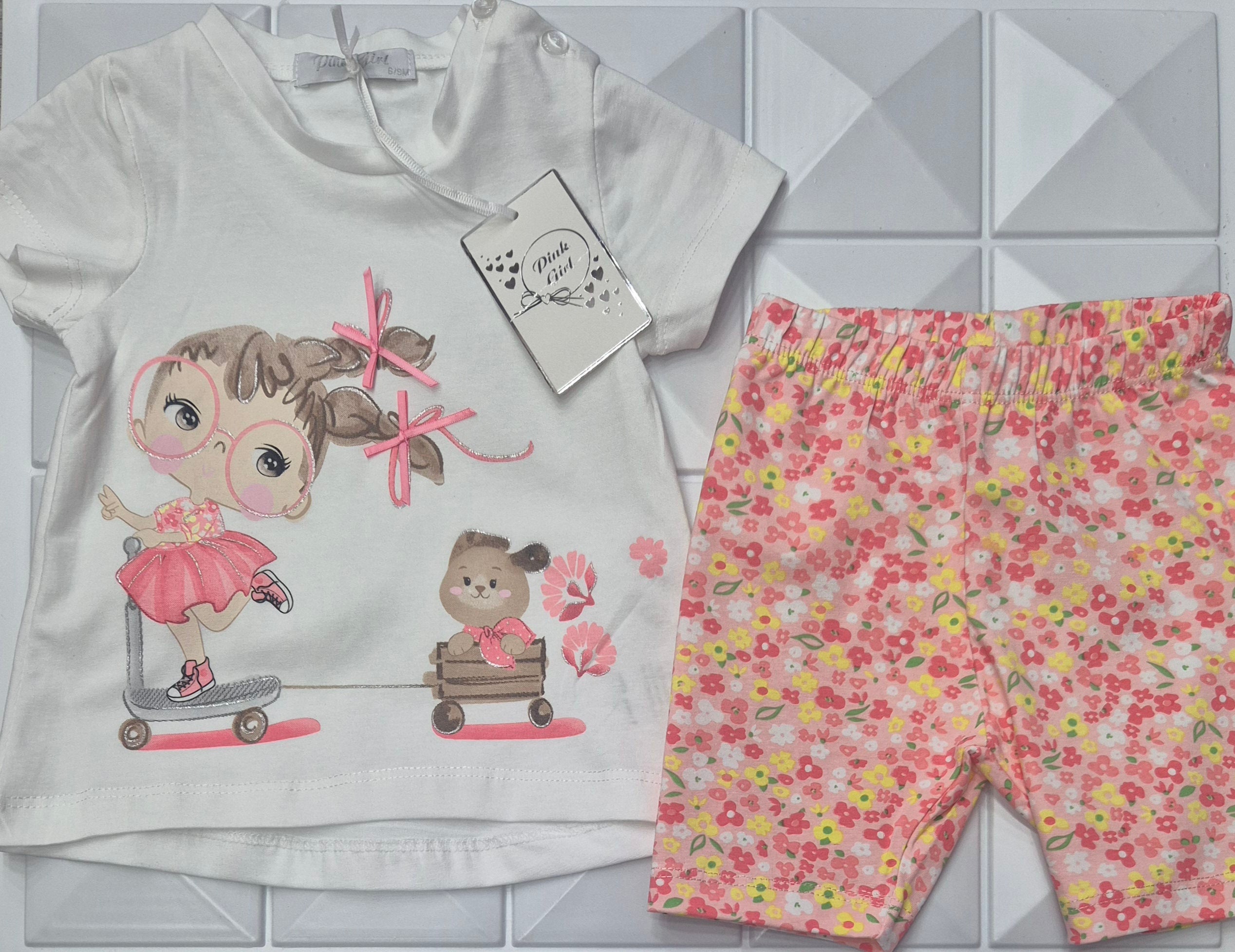 Completo bambina da 3 a 24 mesi
