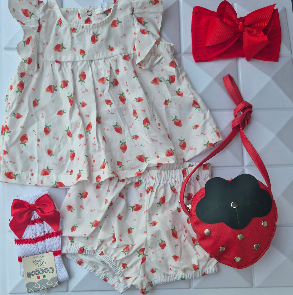 Completino neonata FRAGOLE