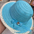 Cappello bambina in paglia