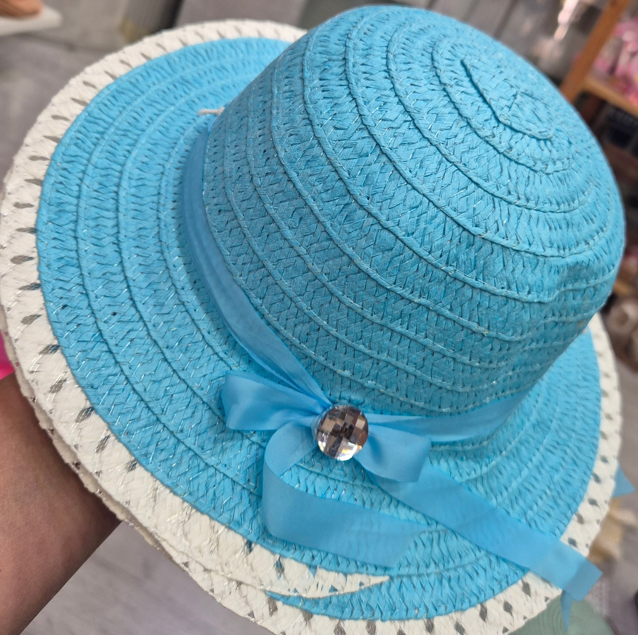 Cappello bambina in paglia