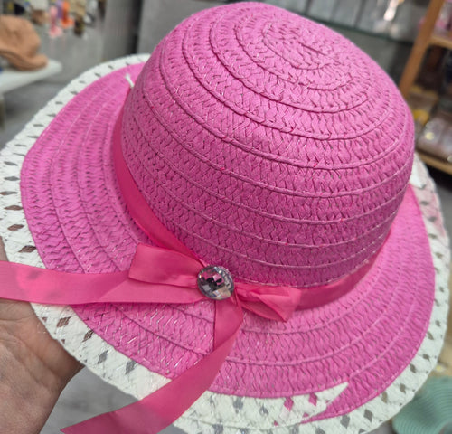 Cappello bambina in paglia