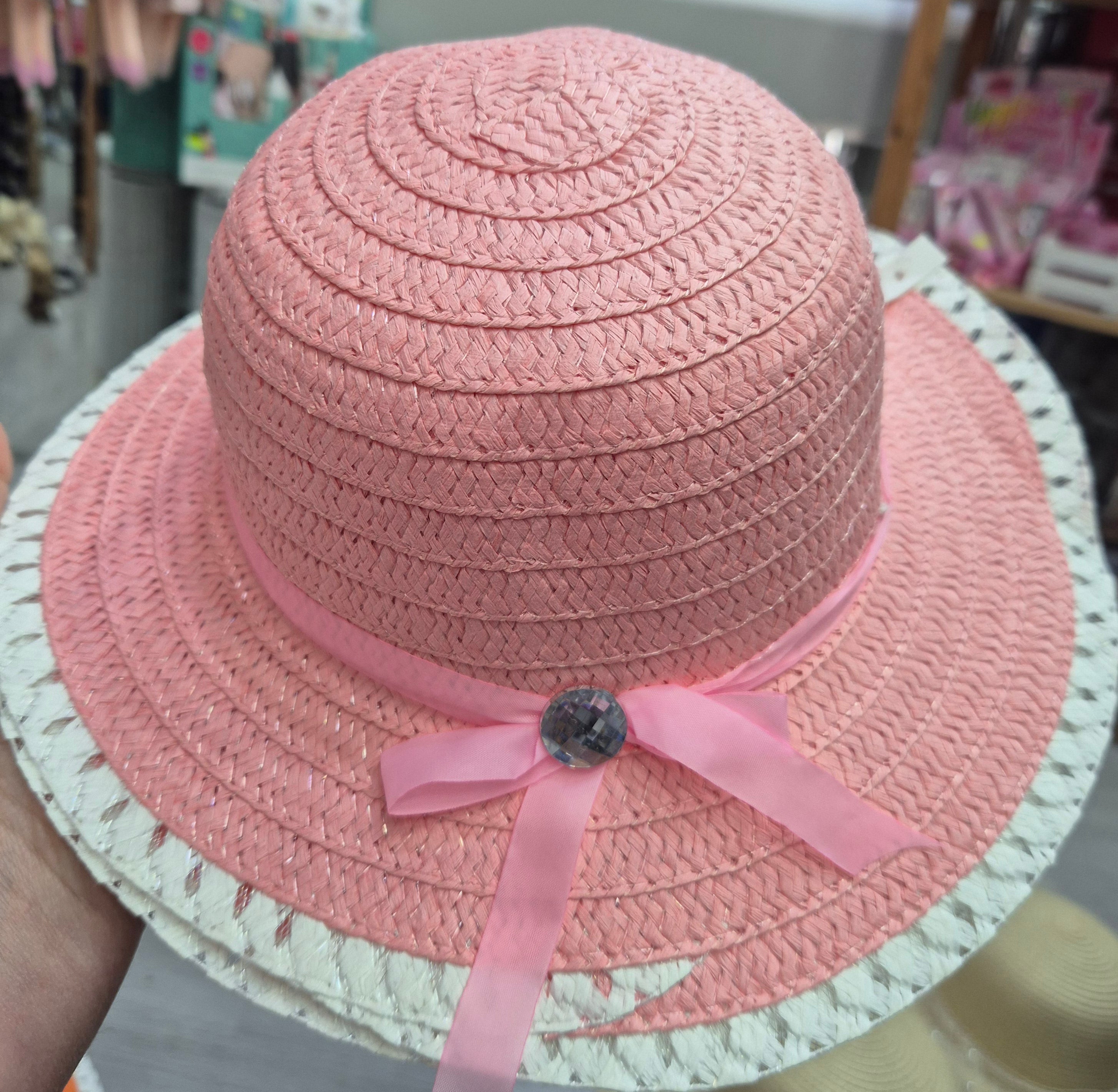 Cappello bambina in paglia