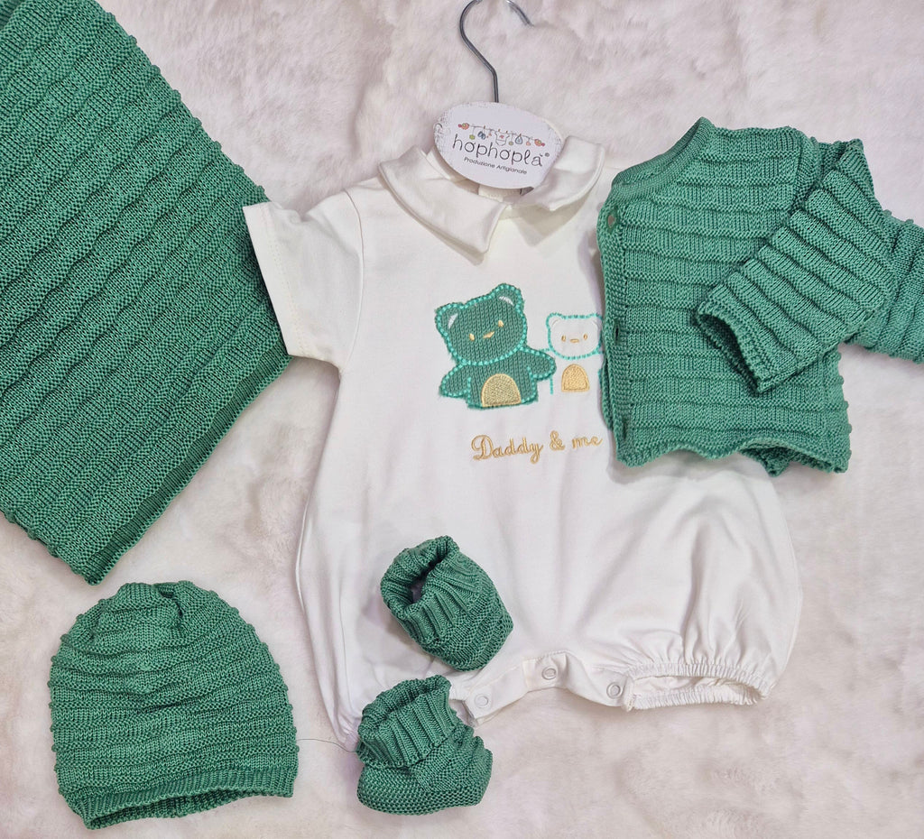 SET CORREDINO PRIMA NASCITA ESTIVO COTONE JERSEY