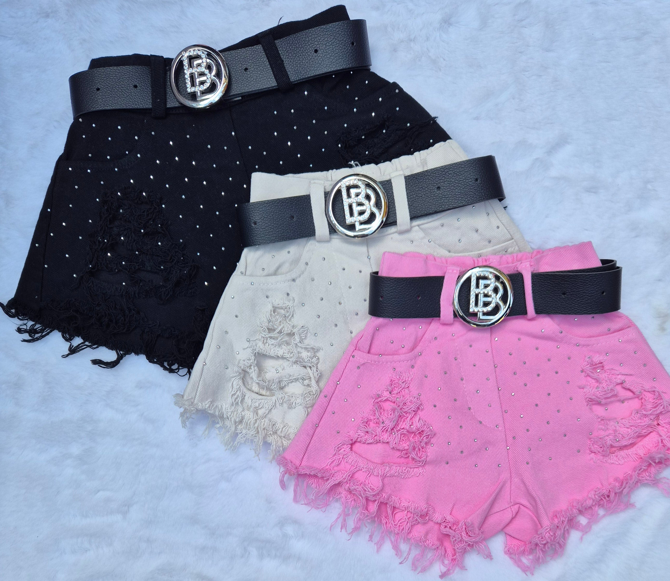 Short Con Rotture (Cintura Inclusa)