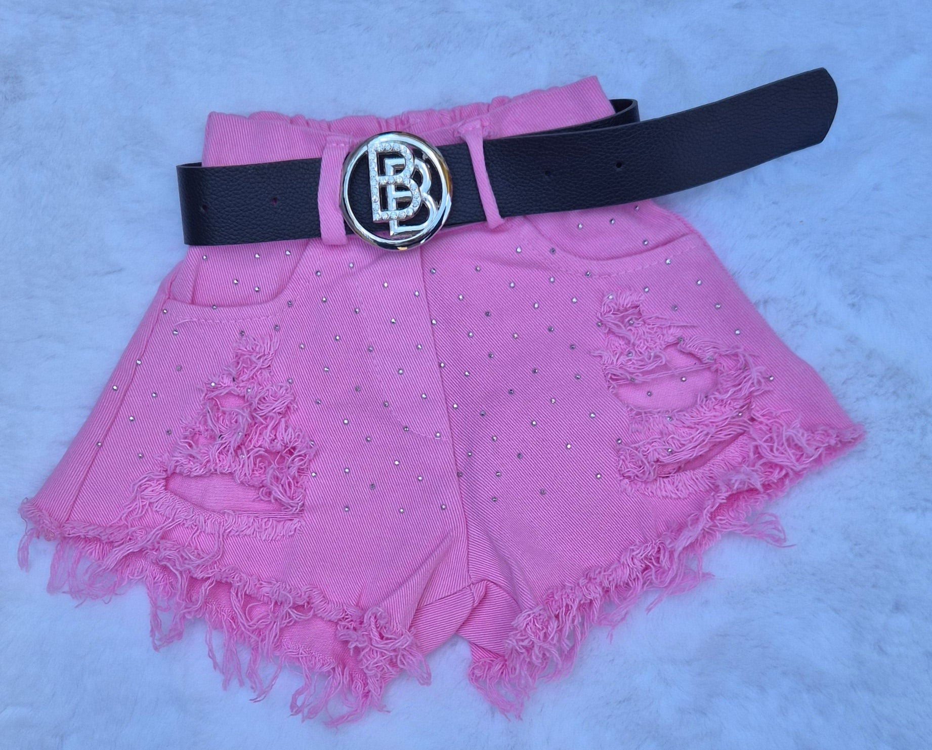 Short Con Rotture (Cintura Inclusa)