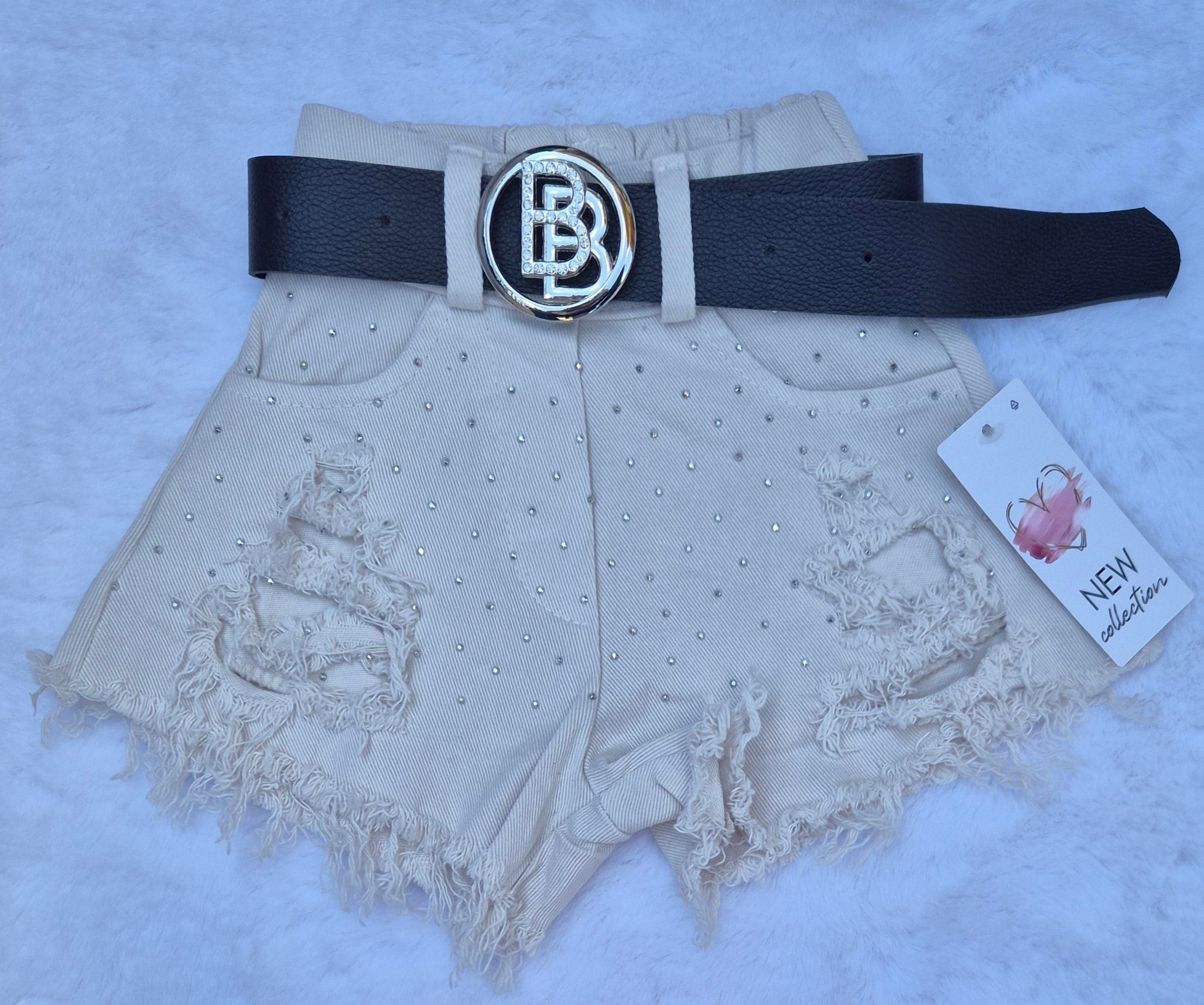Short Con Rotture (Cintura Inclusa)