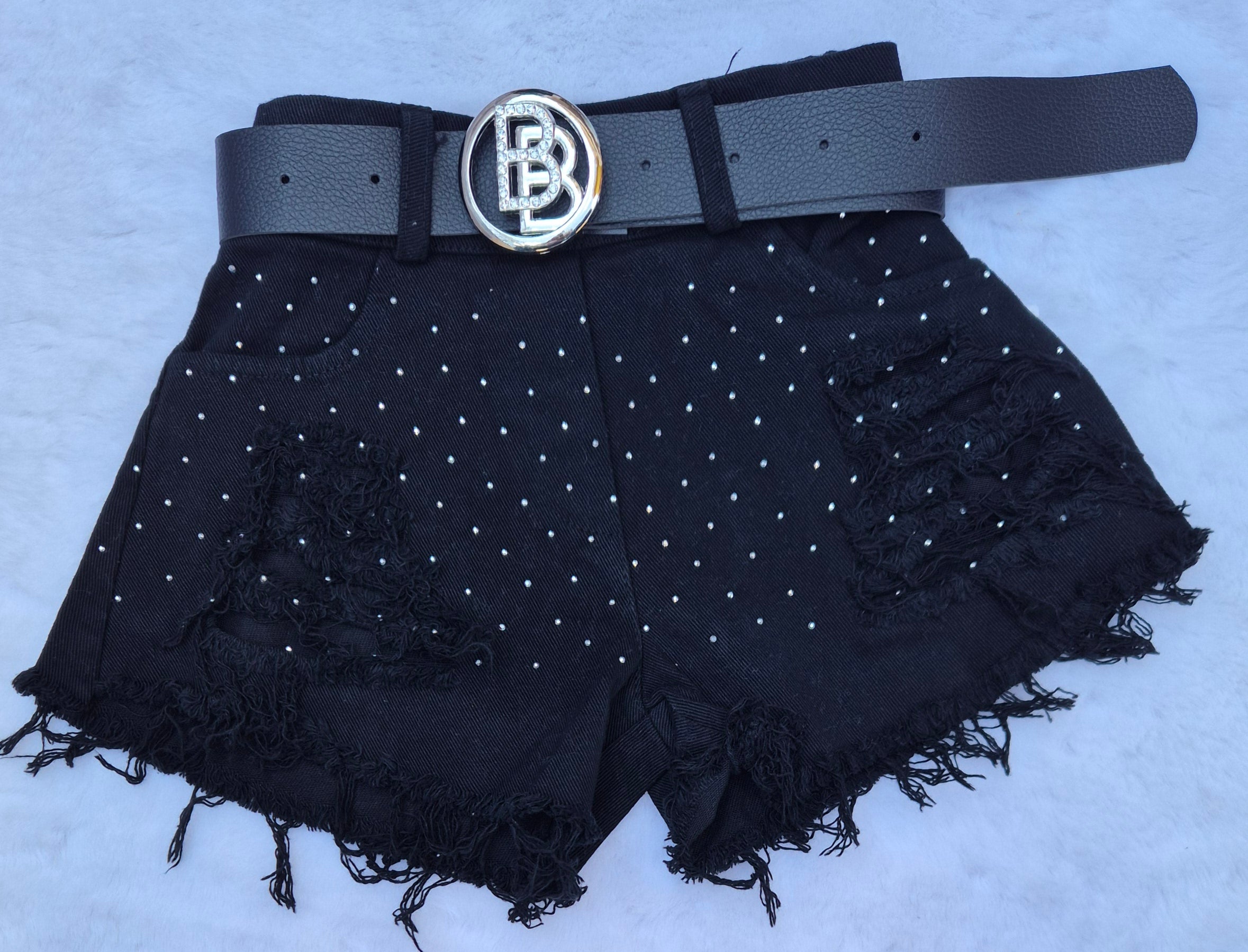 Short Con Rotture (Cintura Inclusa)