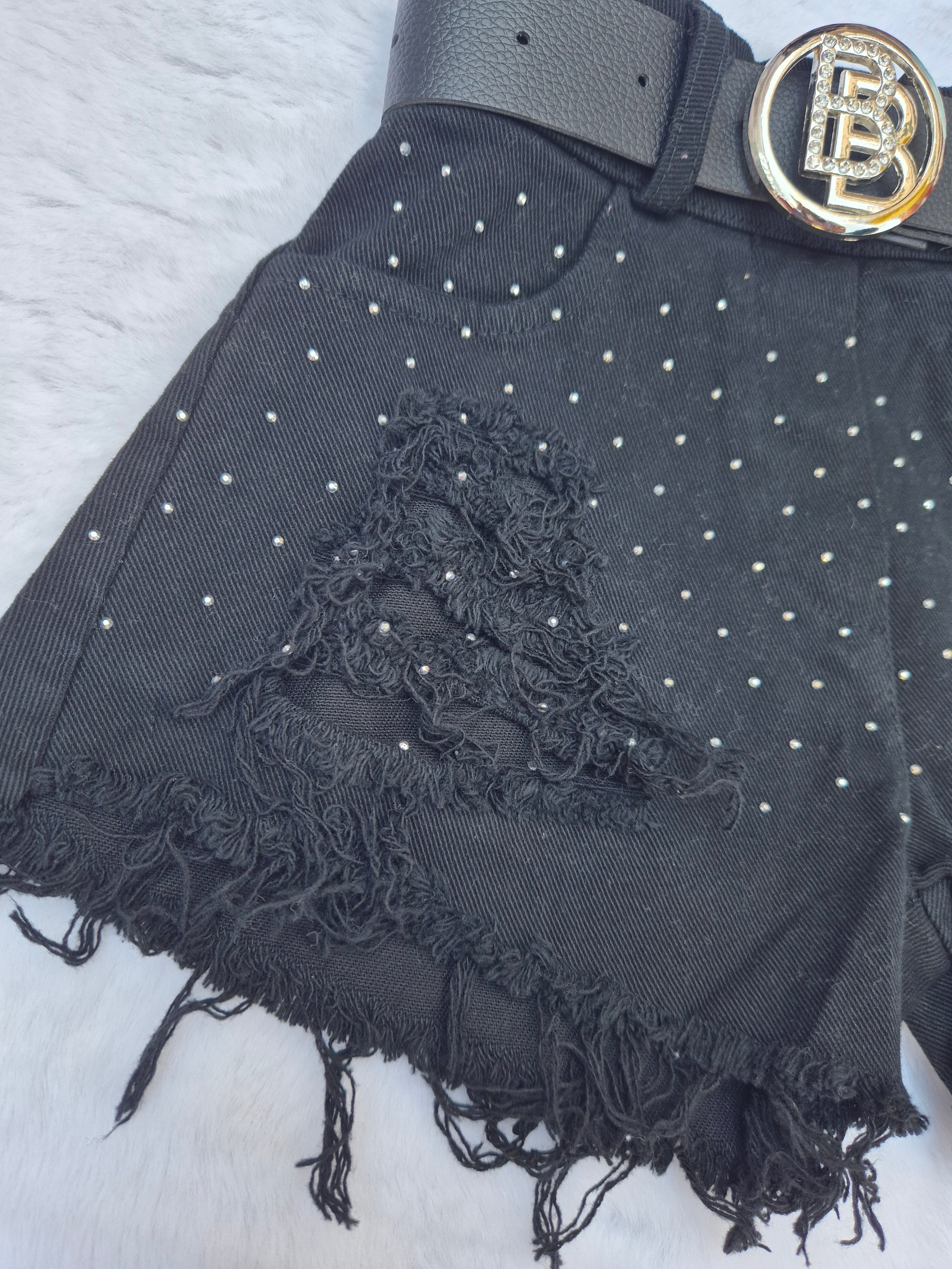 Short Con Rotture (Cintura Inclusa)