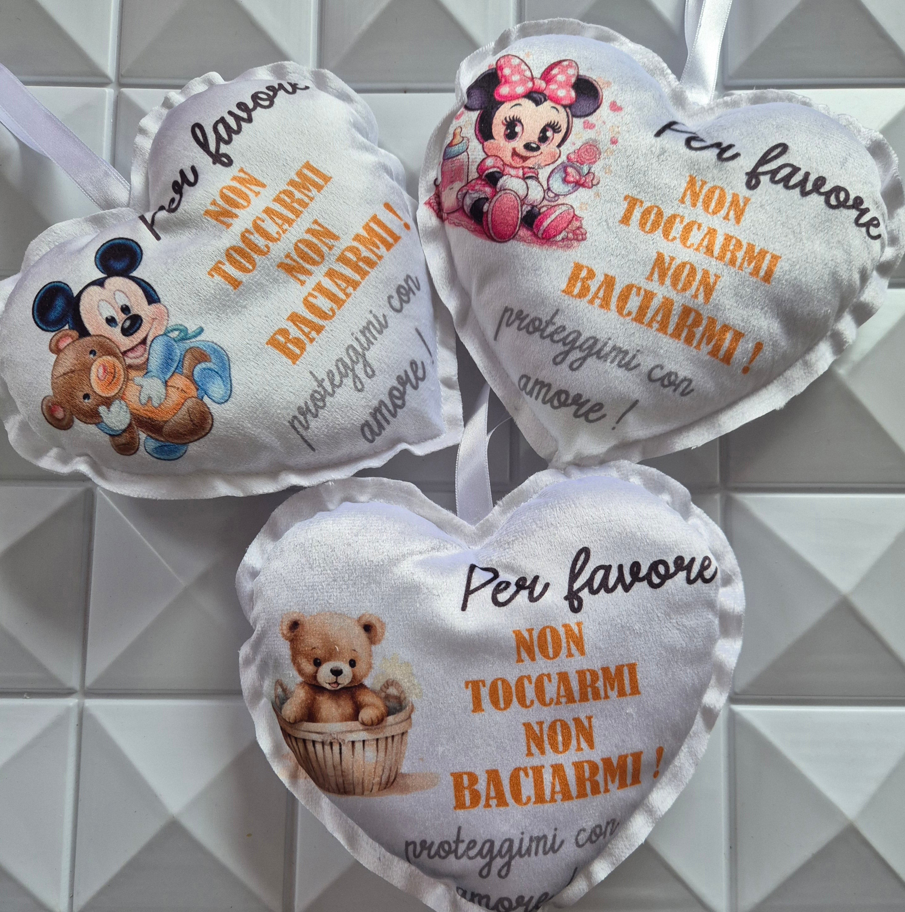 Cuoricino personalizzato PROTEGGIMI CON AMORE