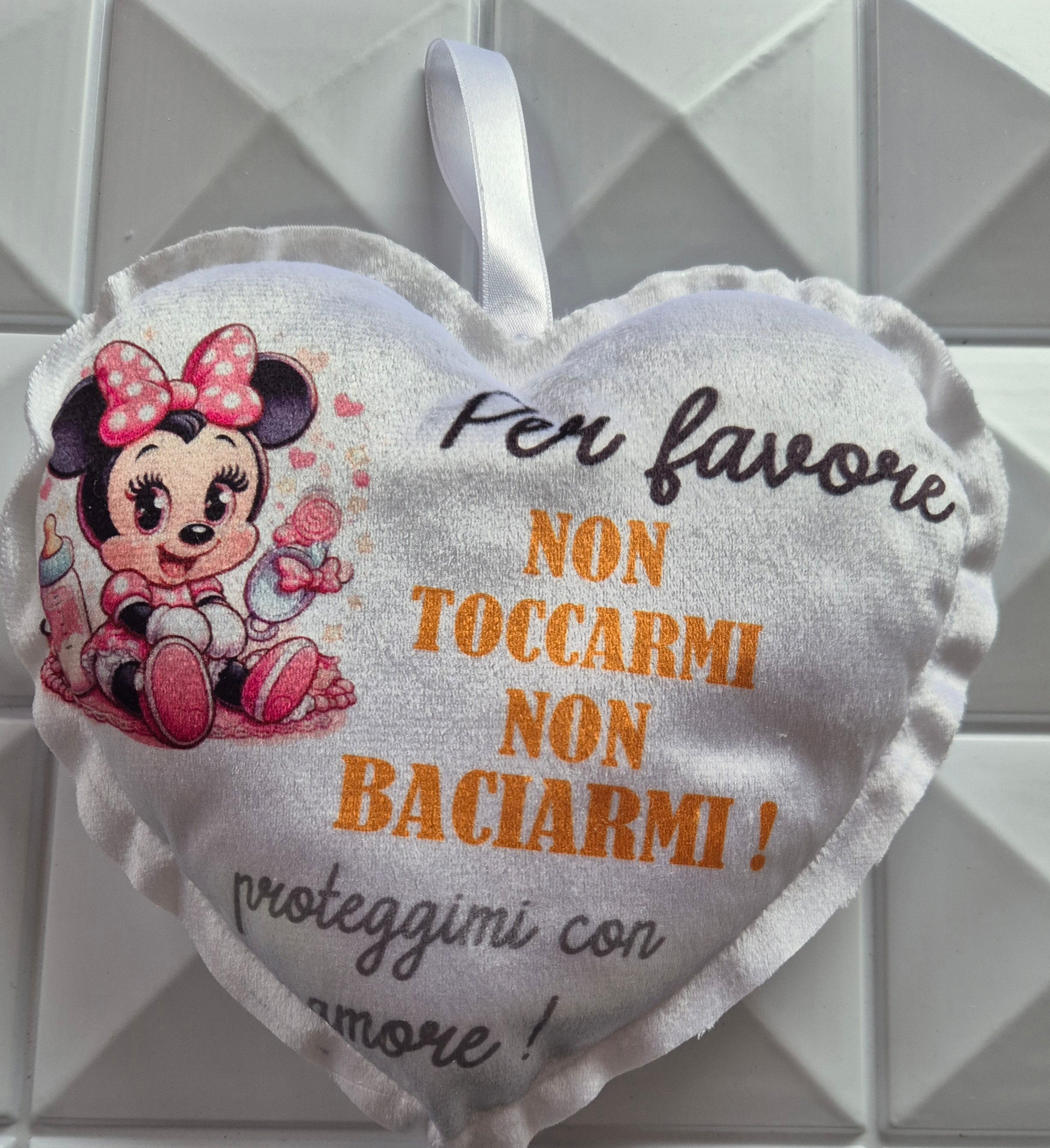 Cuoricino personalizzato PROTEGGIMI CON AMORE