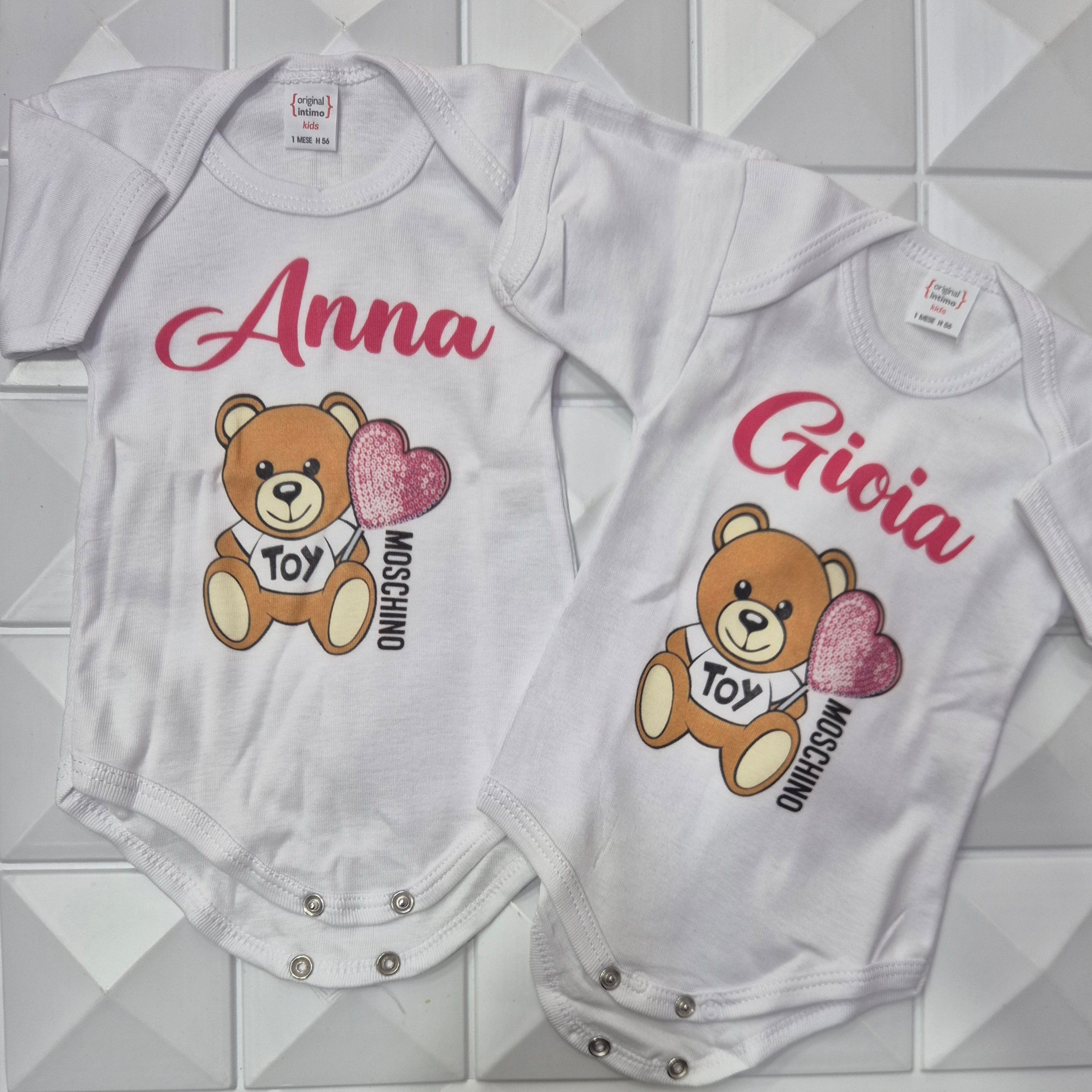 BODY PERSONALIZZATO TEDDY