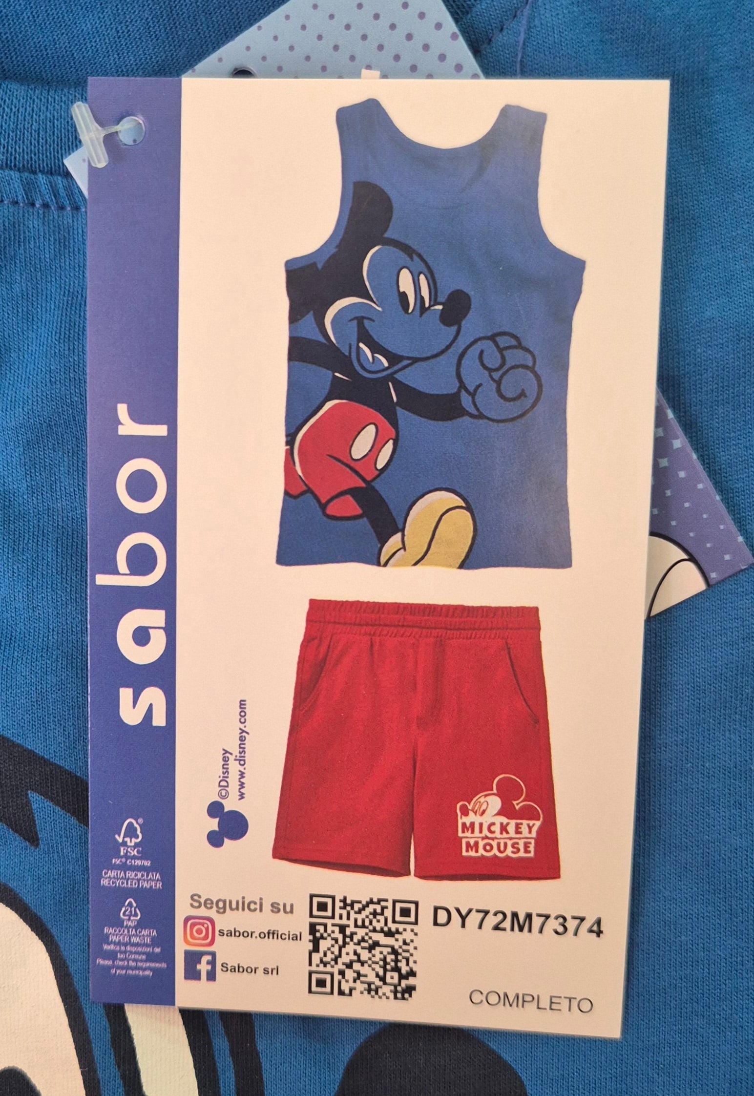 COMPLETI TOPOLINO -SABOR