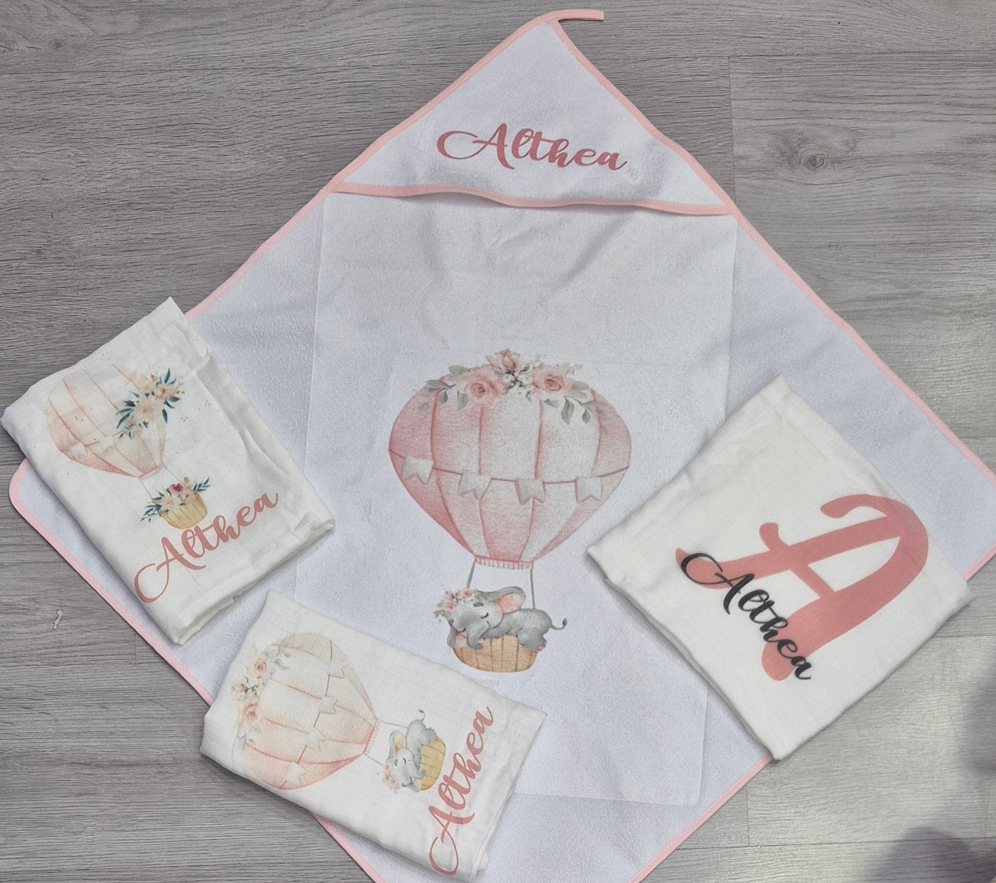 Set personalizzato ORSETTO AVIATORE / ELEFANTINA