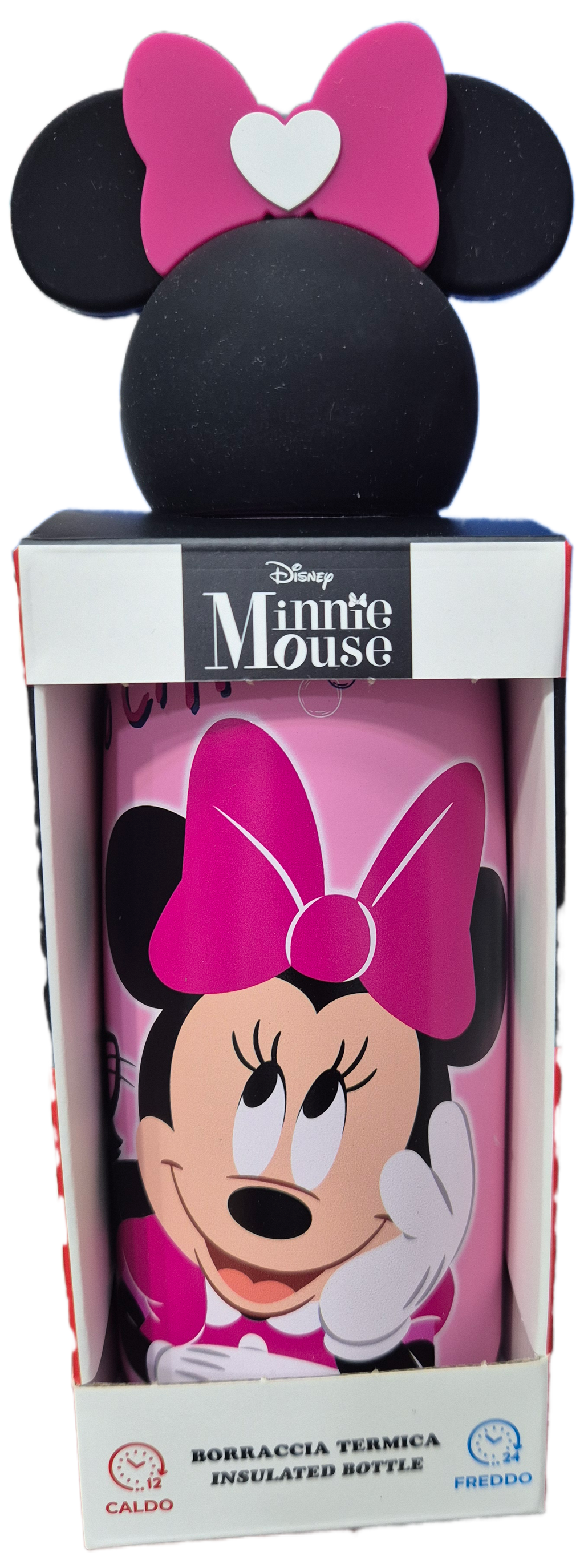 Borraccia Minnie Rosa in Acciaio Inox - 500 ml