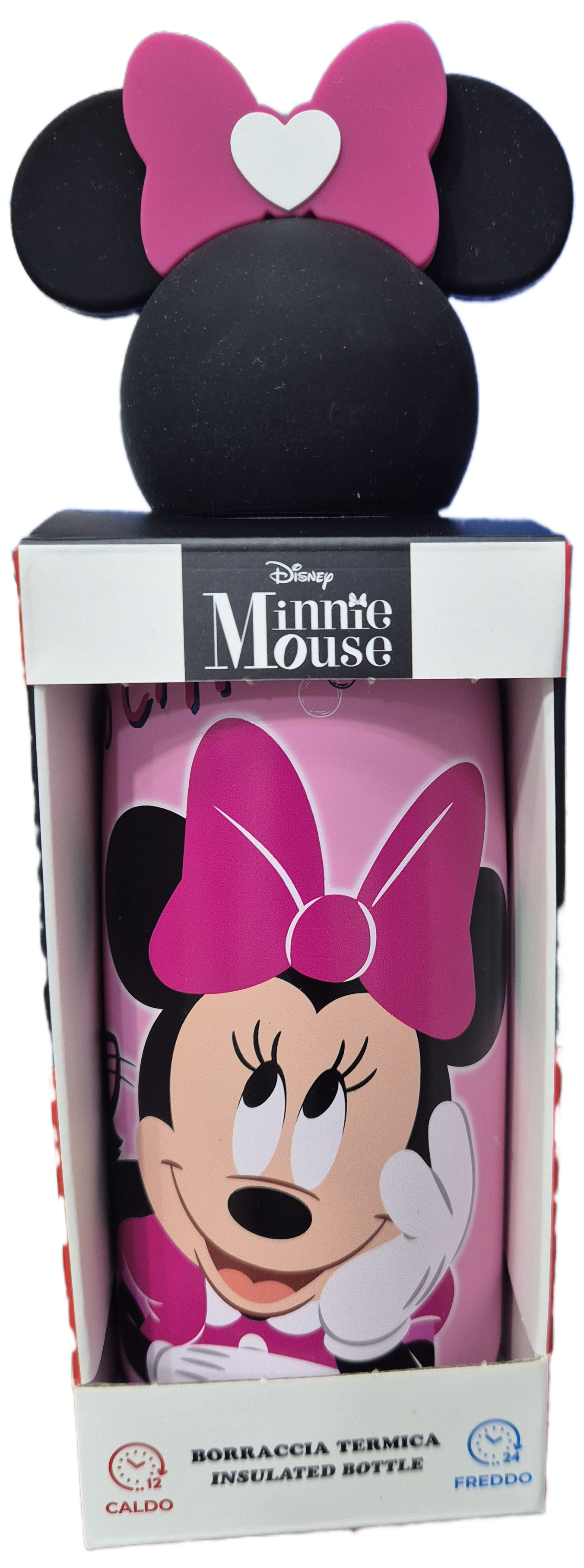 Borraccia Minnie Rosa in Acciaio Inox - 500 ml