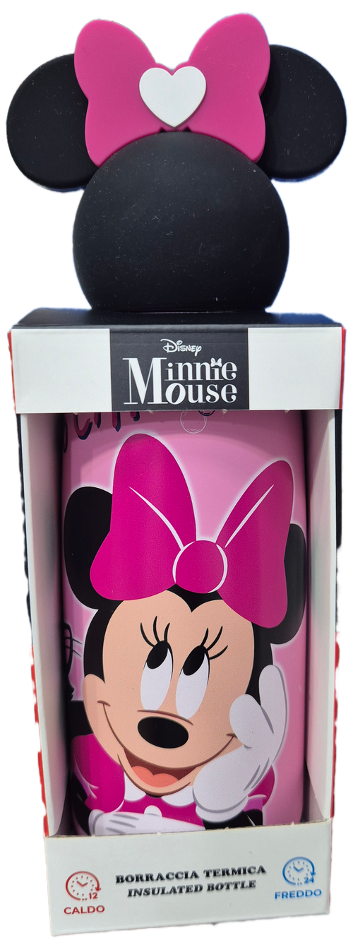 Borraccia Minnie Rosa in Acciaio Inox - 500 ml