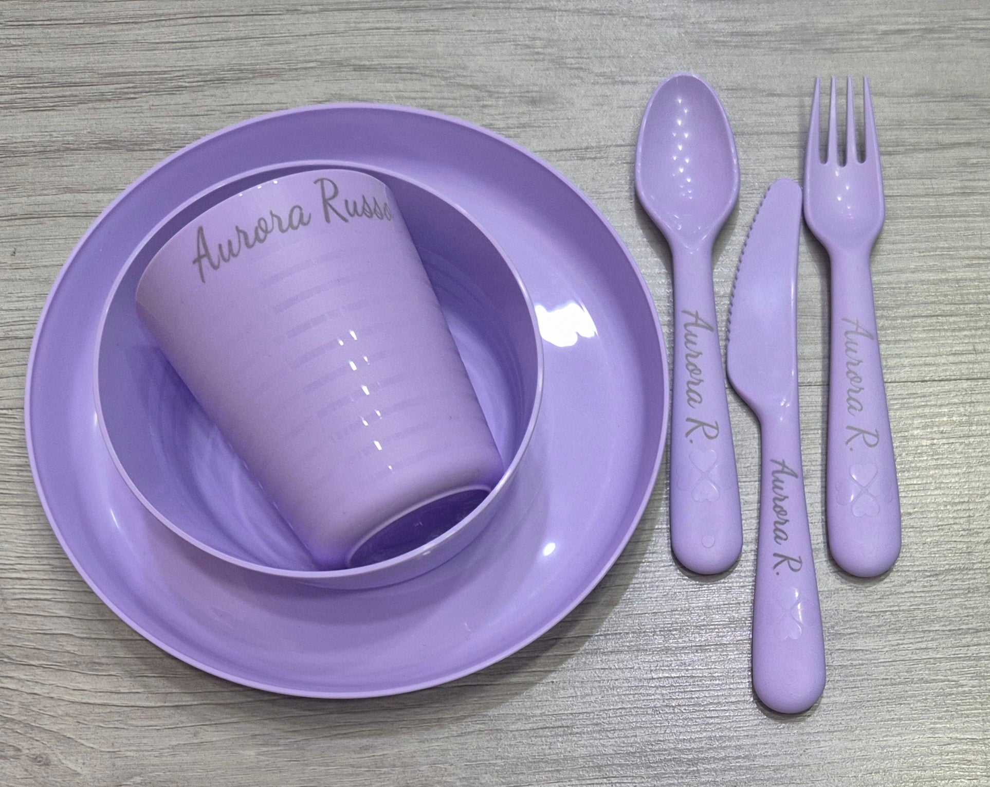 SET PAPPA PERSONALIZZATO - LILLA