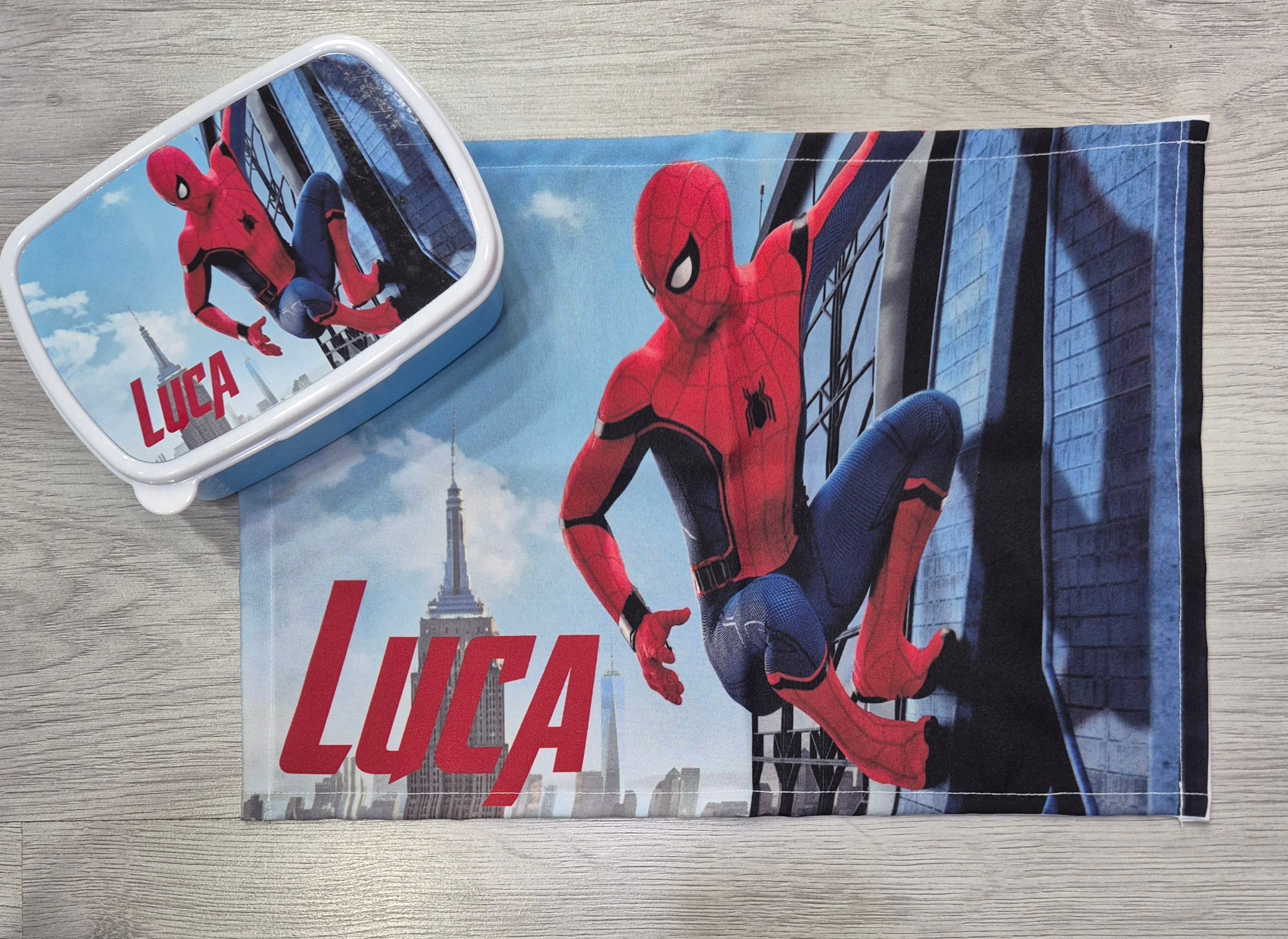 SET SCUOLA PERSONALIZZATO - spiderman