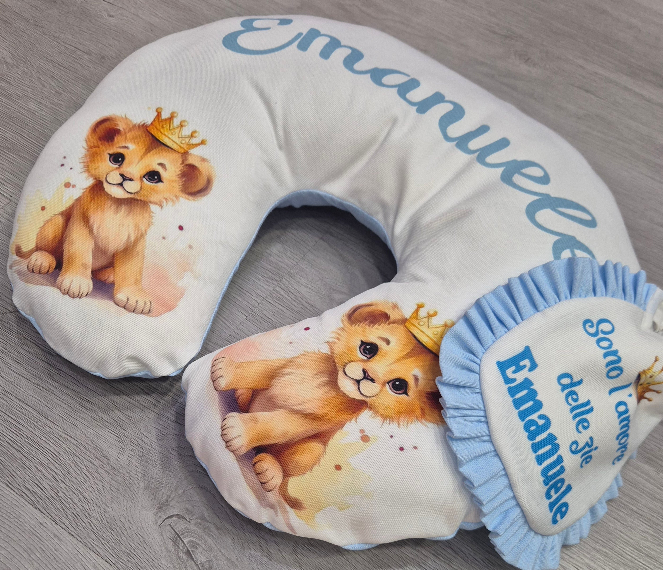 Cuscino allattamento personalizzato