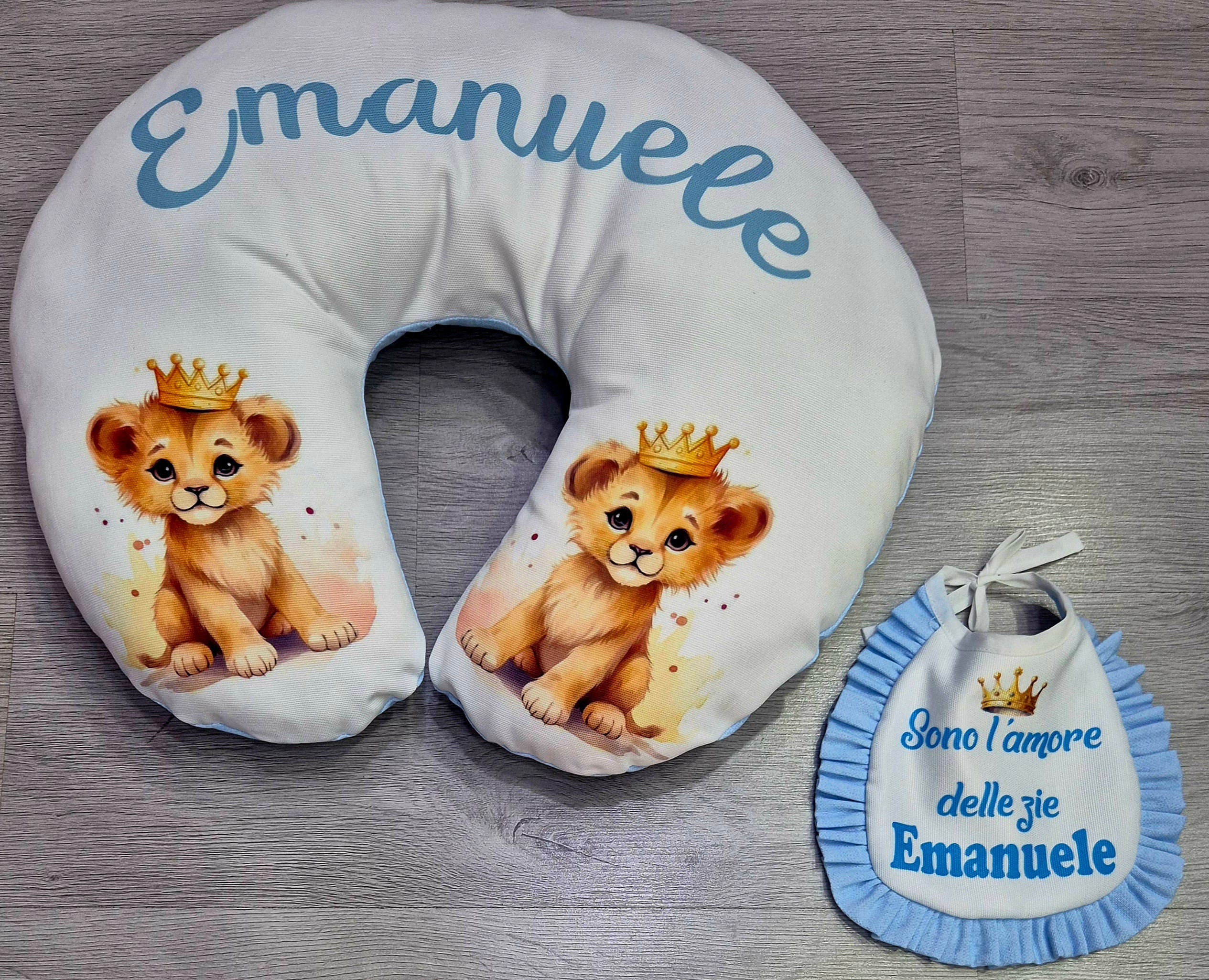Cuscino allattamento personalizzato