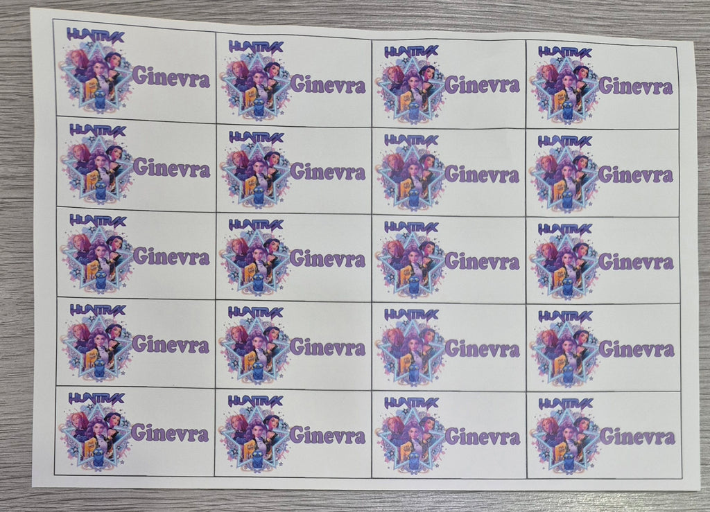 ETICHETTE SCUOLA -HUNTRIX