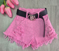 Short Con Rotture (Cintura Inclusa)