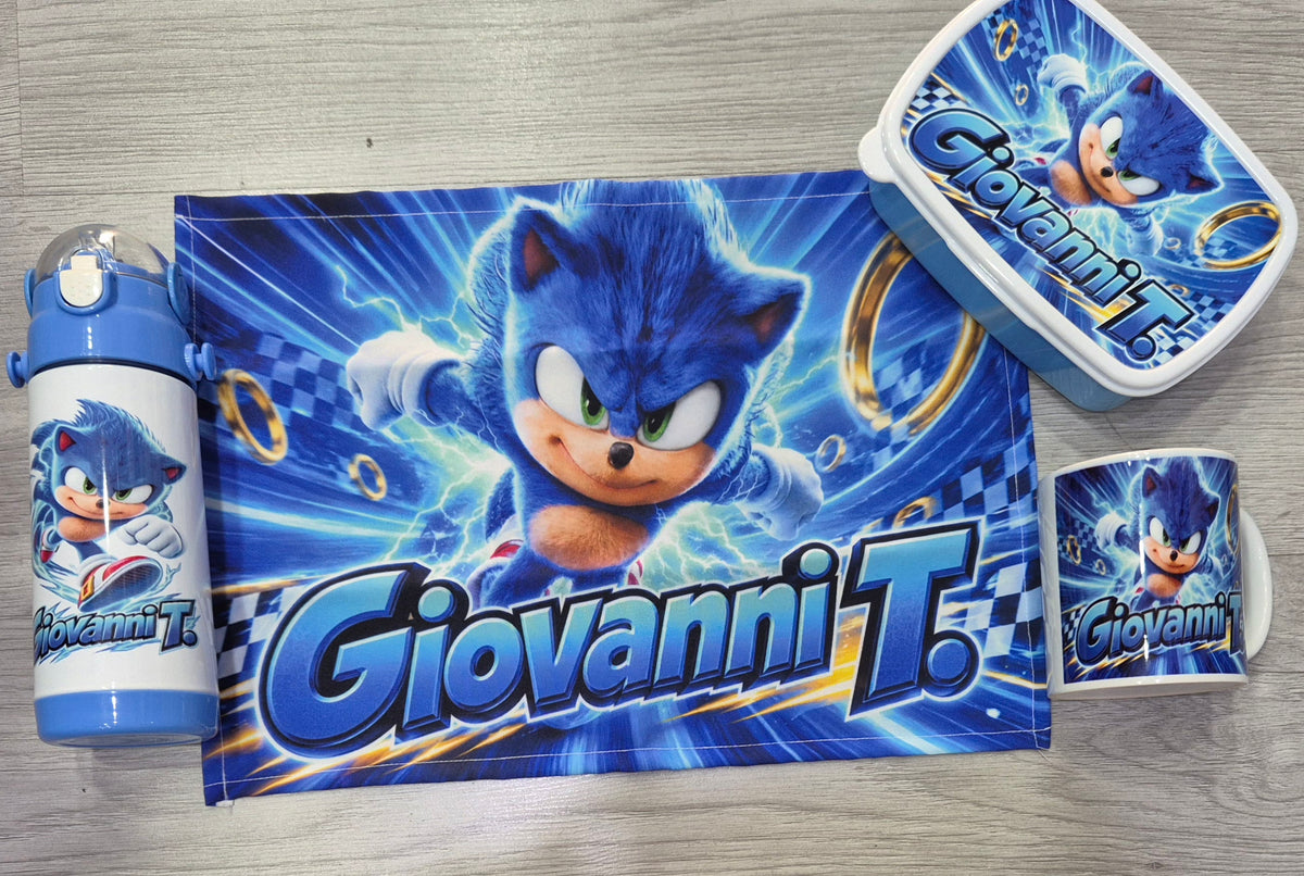 Set scuola -SONIC -PERSONALIZZATO