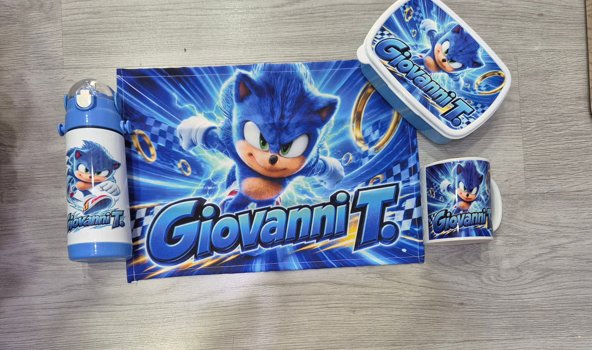 Set scuola -SONIC -PERSONALIZZATO