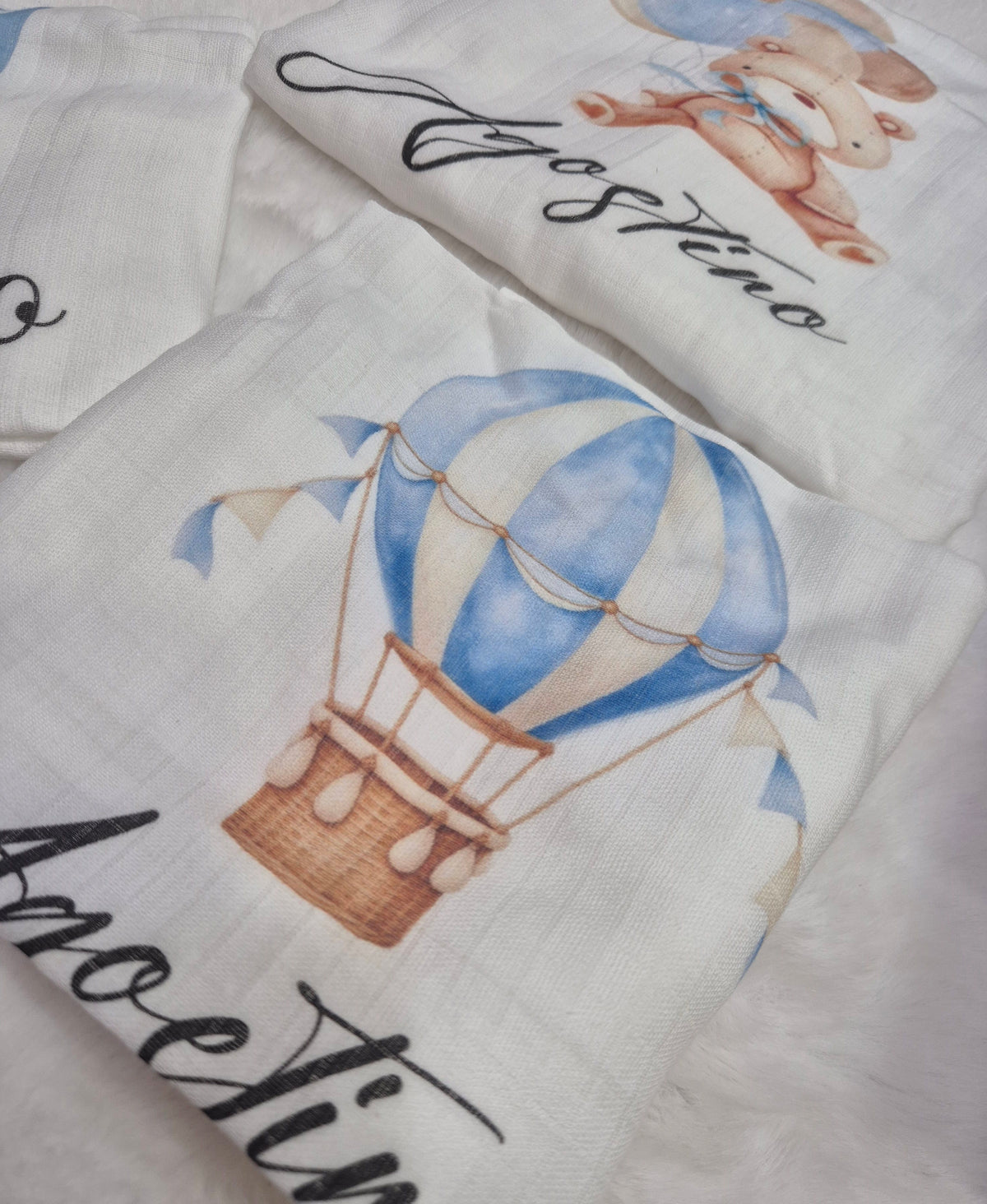 Set mussole personalizzate -con scatola