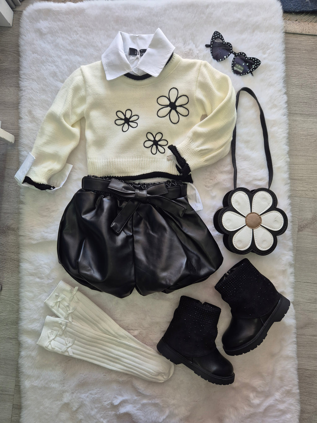 Completo 3pz con borsetta bambina
