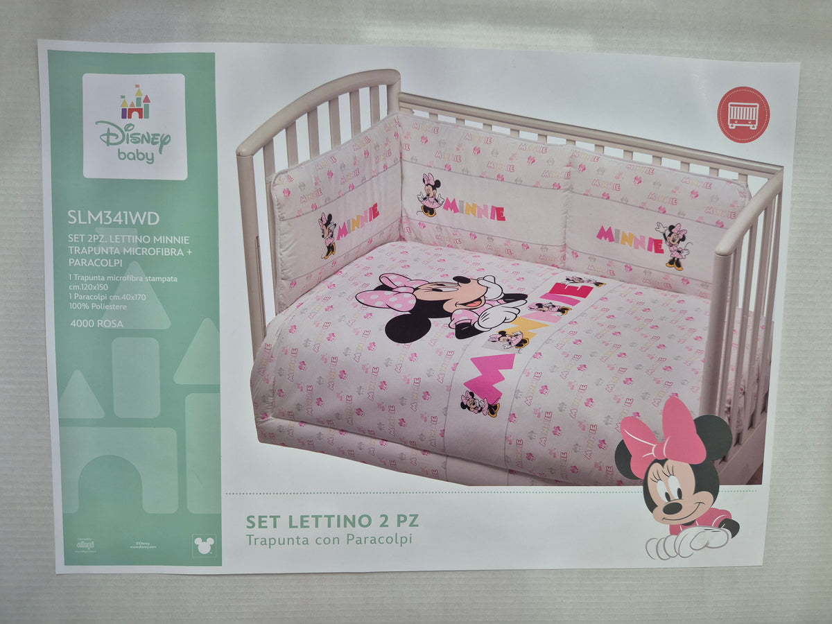 SET 2 PEZZI LETTINO MINNIE