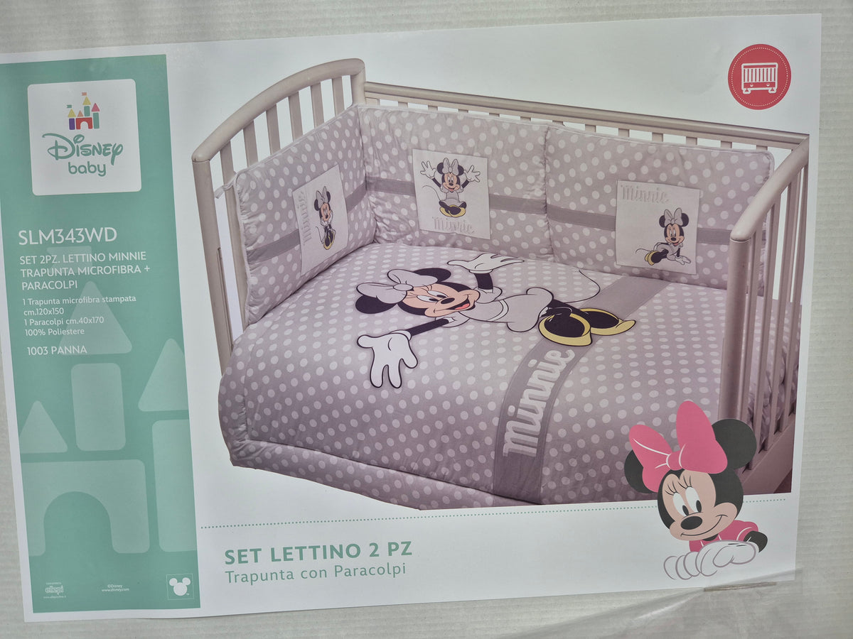 SET 2 PEZZI LETTINO MINNIE
