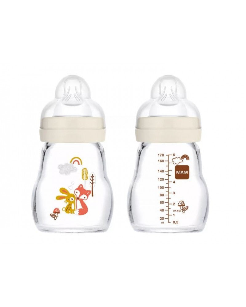 Biberon in vetro Feel Good 170 ml 0+ mesi MAM