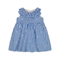 🌞SUMMER SALE Abito da bambina in mussola 100 % cotone a pois
