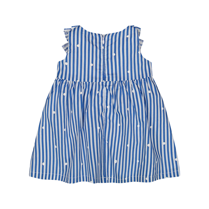 🌞SUMMER SALE Abito da bambina in mussola 100 % cotone a pois