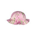 Cappellino in tela stampata da bambina
